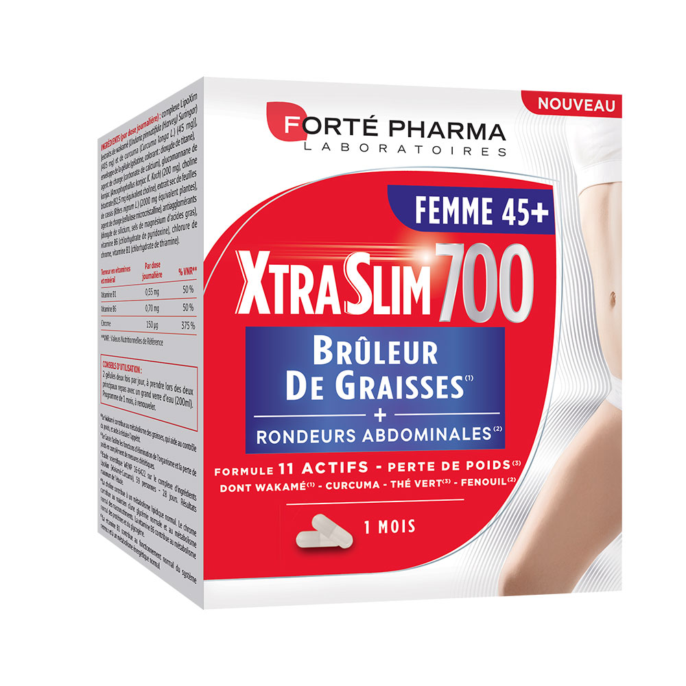 Forté Pharma XtraSlim Brucia Grassi Donna 45 Anni e Oltre Rotondità Addominali 120 compresse