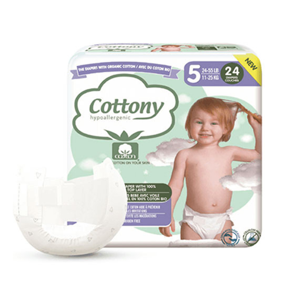 Cottony Pannolini Taglia 5 (11-25 Kg) x24