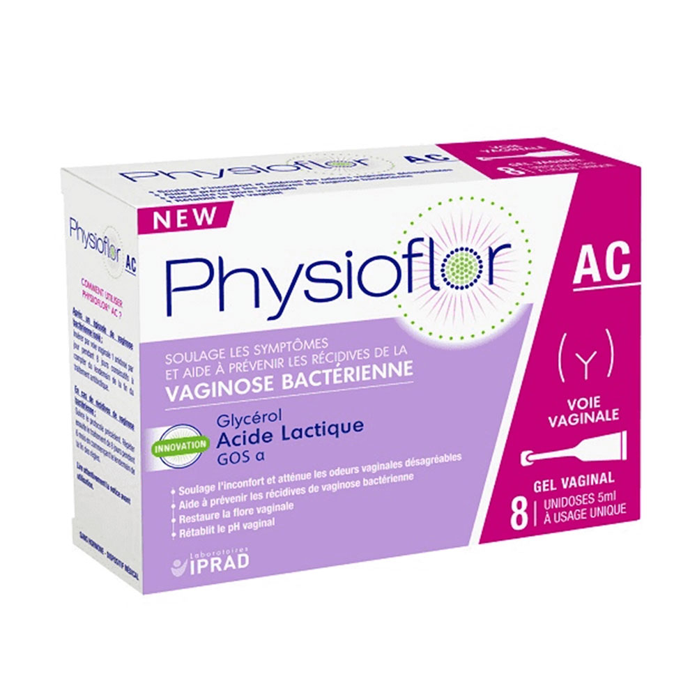 Saforelle Physioflor AC 8 Unidosi Gel vaginale Vaginosi batterica 40 ml