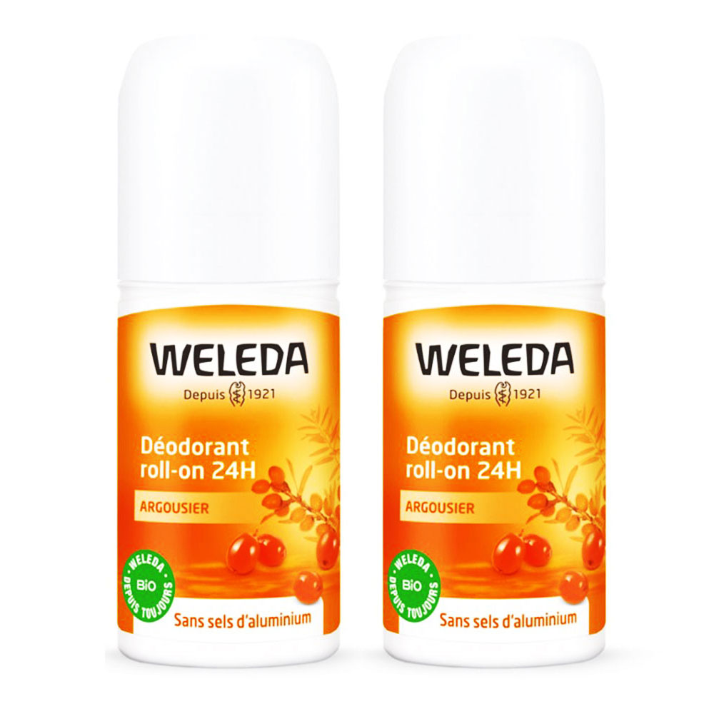 Weleda Olivello Spinoso Deodorante roll-on 24h 2x50ml