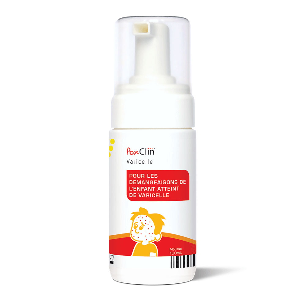 Poxclin Mousse lenitiva flacone pompa varicella 100 ml