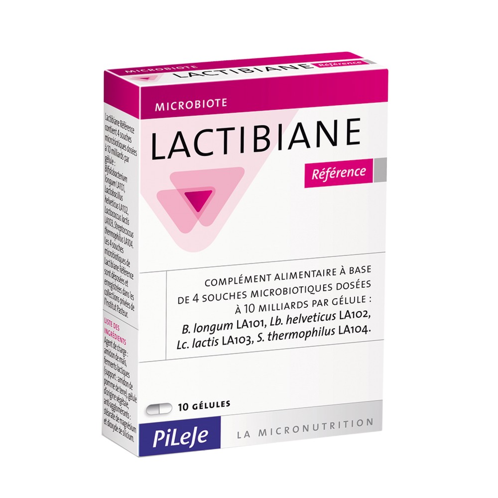 Pileje Lactibiane Référence per la flora intestinale 10 capsule
