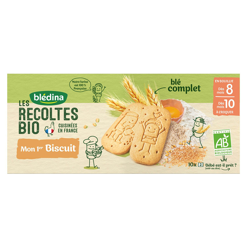 Blédina Il mio primo Biscotto Biologico Les Recoltes Bio 150g
