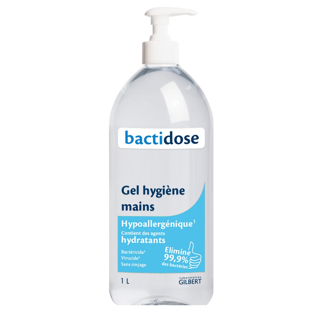 Bactidose Gel per l'igiene delle mani di Gilbert 1l