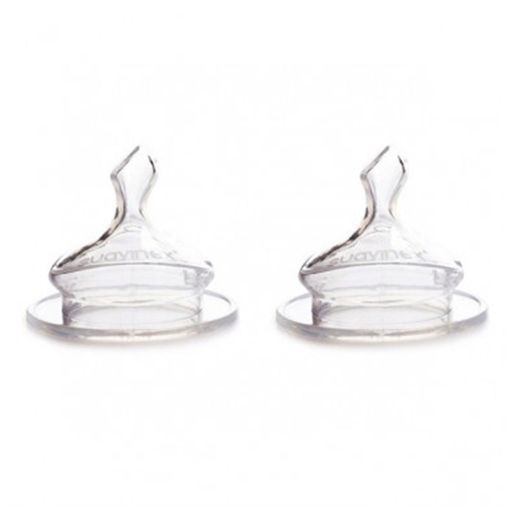 Suavinex Tettarelle Physio in silicone anti-colica X2 6 mesi e Plus