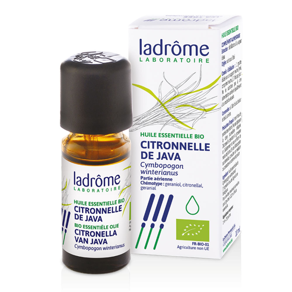 Ladrôme Olio essenziale di Citronella Java biologico 10ml