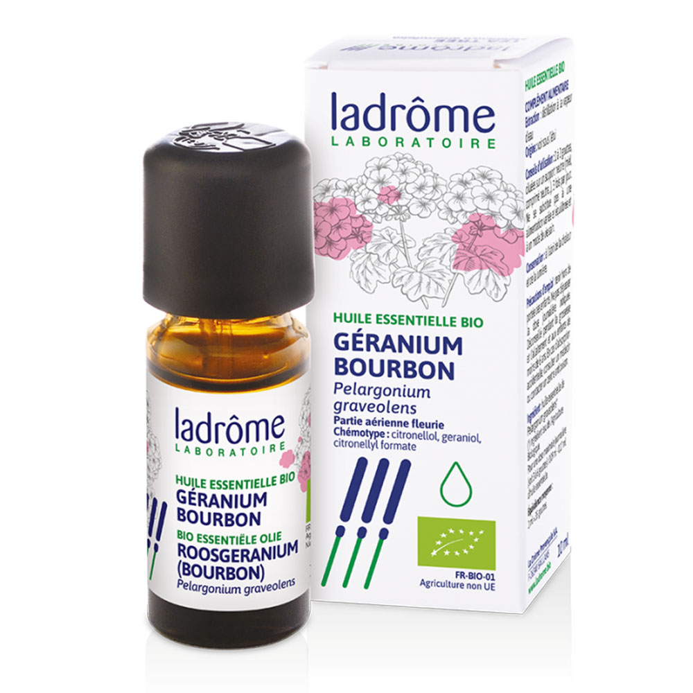 Ladrôme Olio essenziale Geranio bio 10 ml