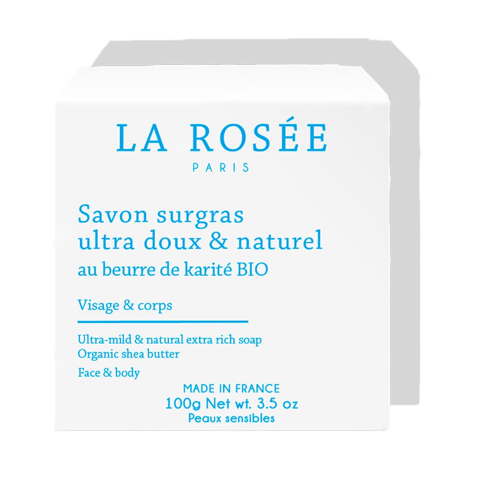 LA ROSÉE Sapone supergrasso naturale e ultra delicato 100g
