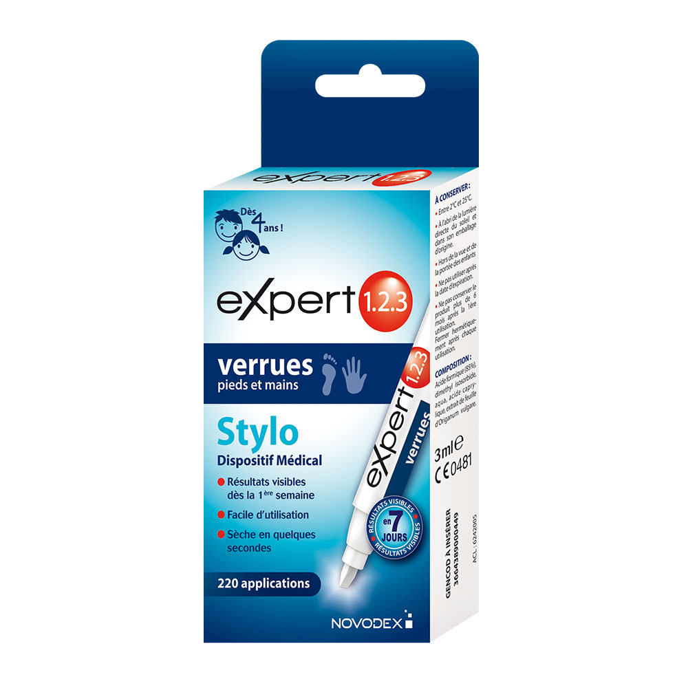 Novodex Stilo per verruche Expert 1.2.3 3ml