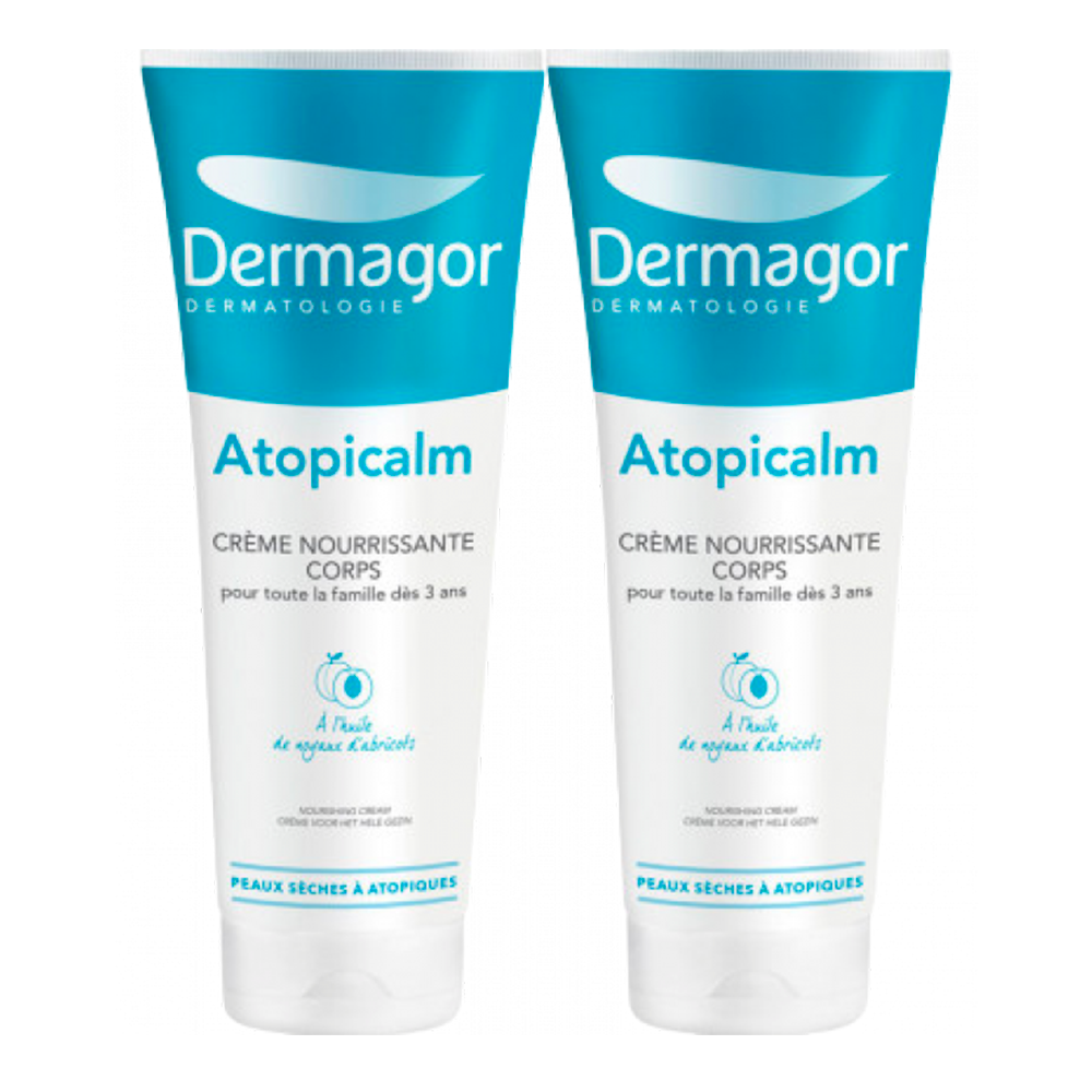 Dermagor Atopicalm Crema corpo nutriente per tutta la famiglia 2x250ml