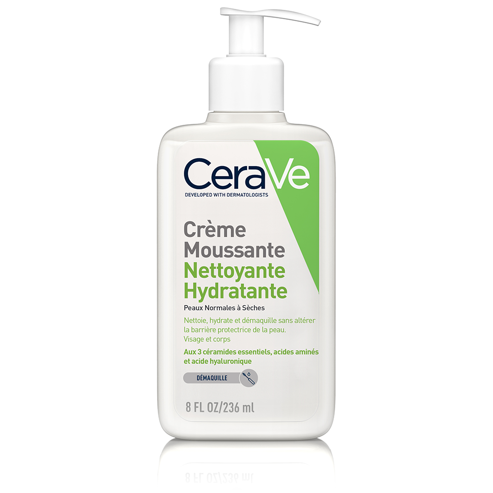 Cerave Detergente Viso Crema schiumogena idratante per pelli da normali a molto secche 236ml