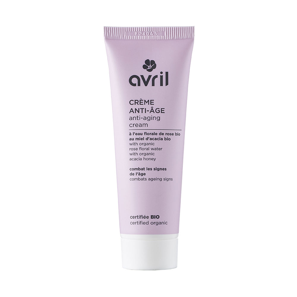 Avril Crema anti-età bio con acqua floreale di rosa e miele di acacia 40 ml