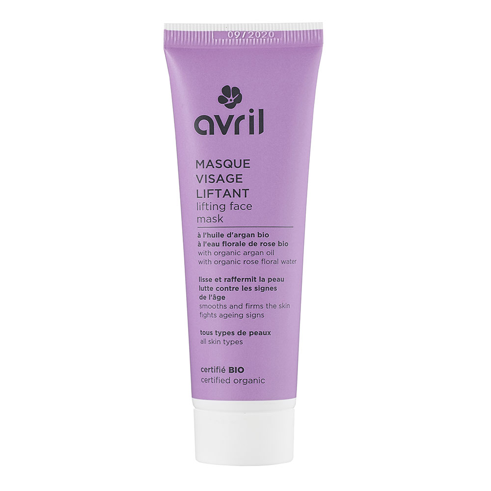Avril Maschera liftante con olio di argan e acqua floreale di rosa bio 50ml