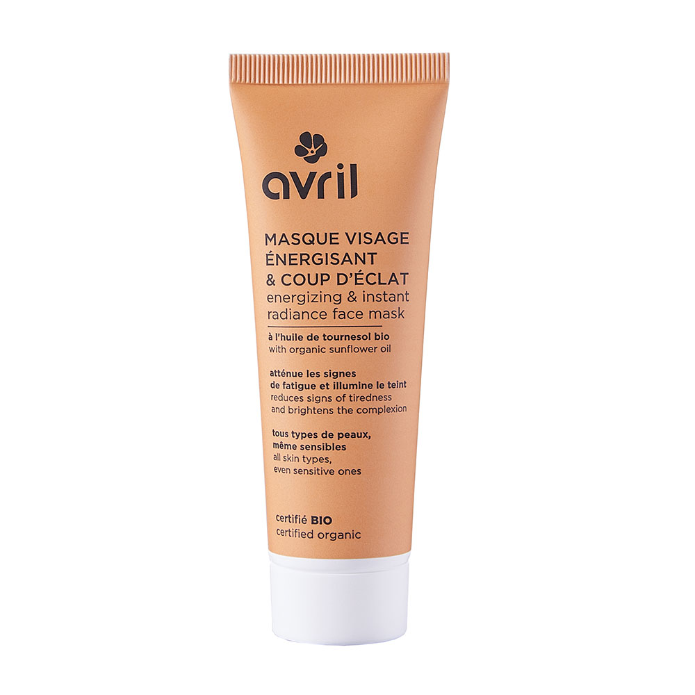 Avril Maschera energizzante per il viso con olio di girasole biologico 50ml