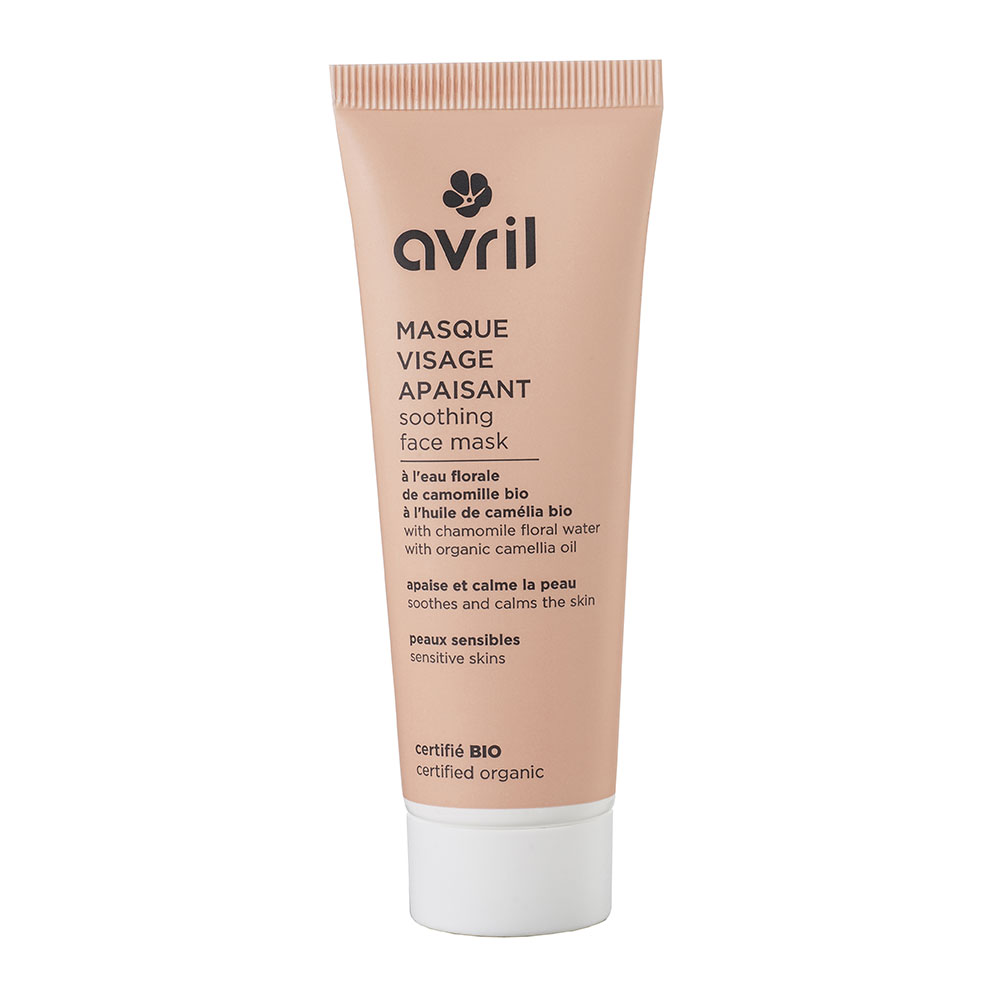 Avril Maschera lenitiva all'acqua floreale di Camomilla Bio Pelle Sensibile 50ml