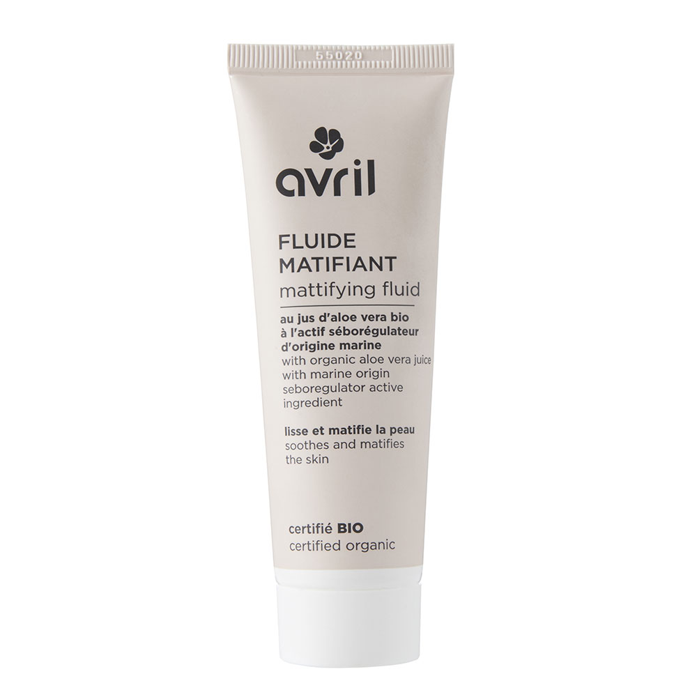Avril Fluido opacizzante con succo di aloe vera Bio 50ml