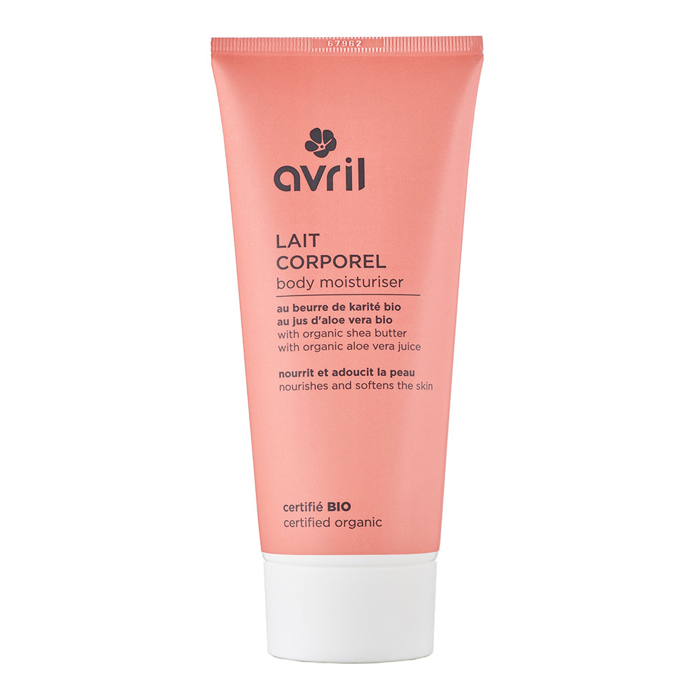 Avril Lozione per il corpo con burro di karité e succo di aloe vera biologico 200 ml