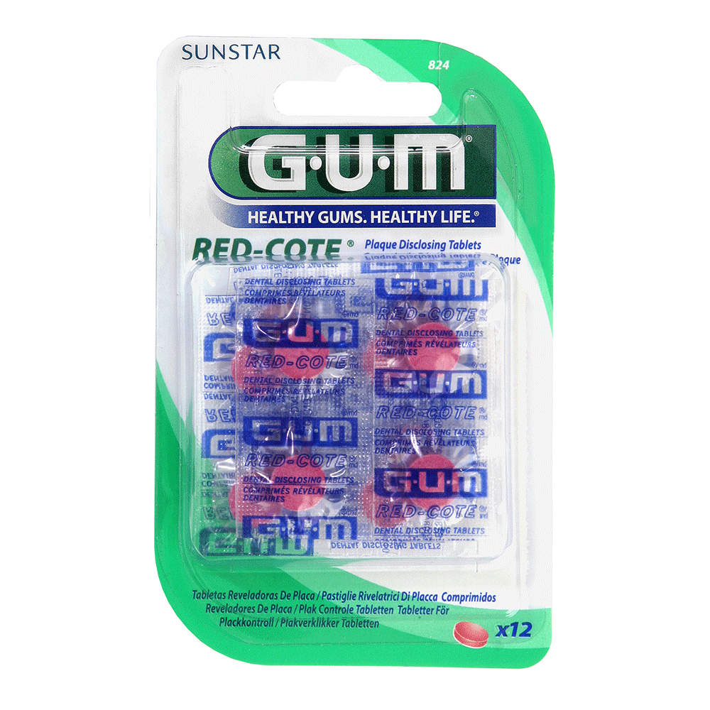 Gum Compresse rivelatrici di placca Red Cote
