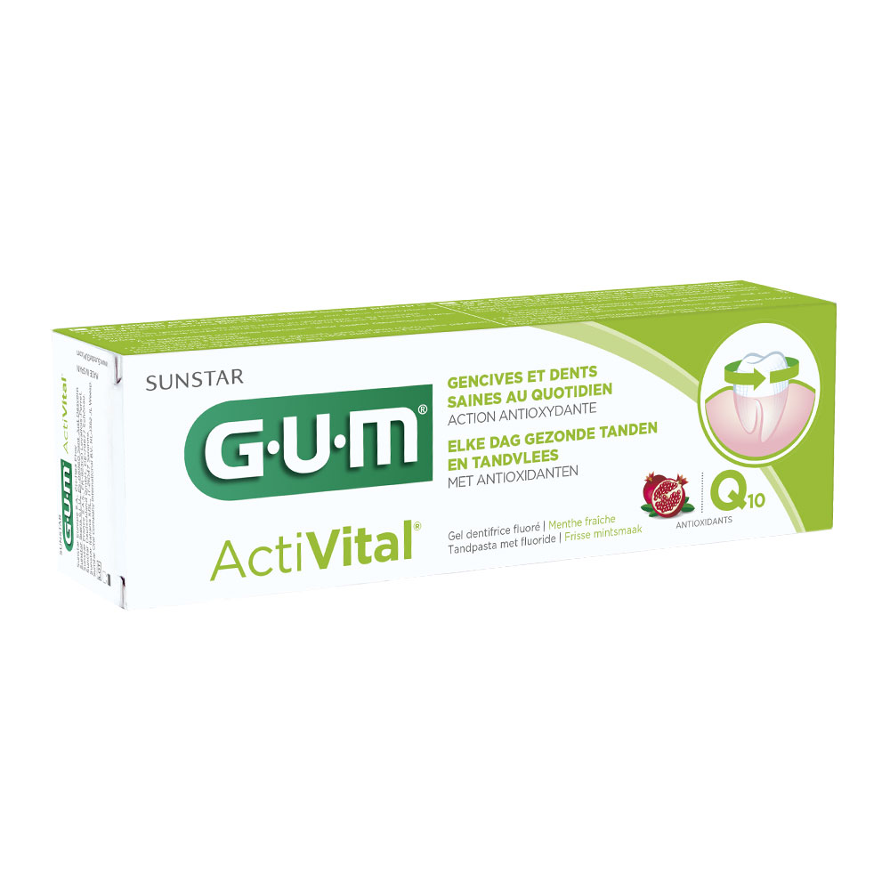 Gum ActiVital Dentifricio gengive e denti sani Q10 75 ml