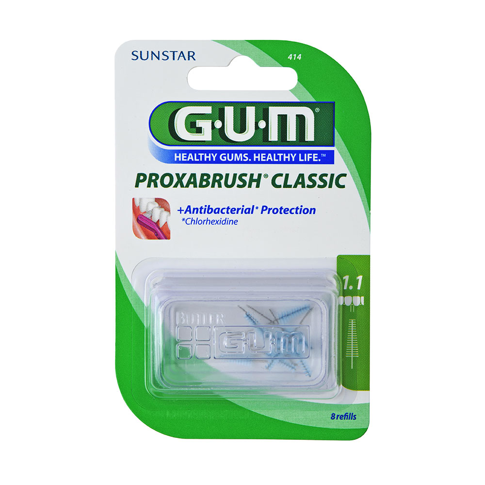 Gum Proxabrush Ricariche per scovolini interdentali da 1,1 mm x8