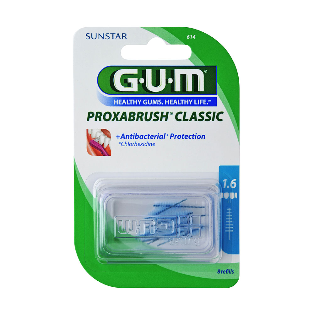 Gum Proxabrush Ricariche per scovolini interdentali da 1,6 mm x6