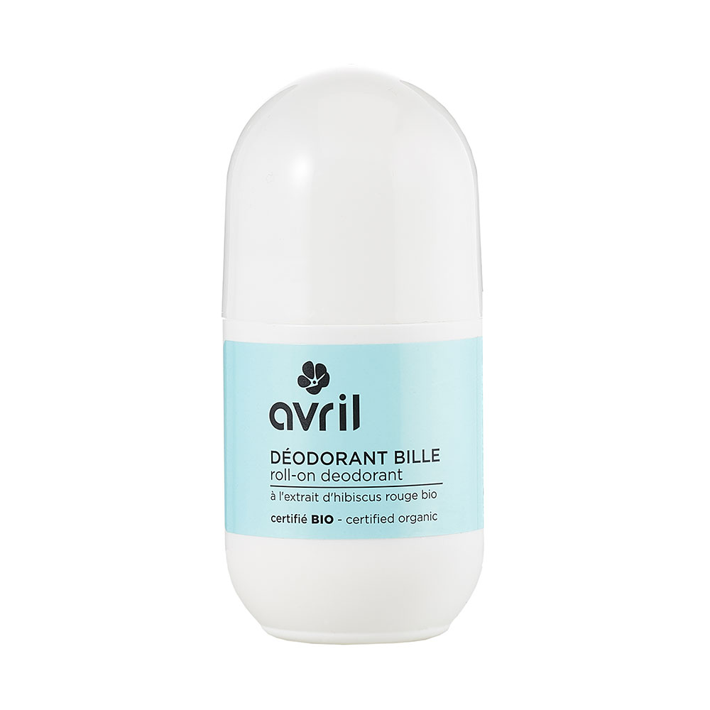 Avril Deodorante roll-on all'estratto di ibisco rosso biologico 50ml