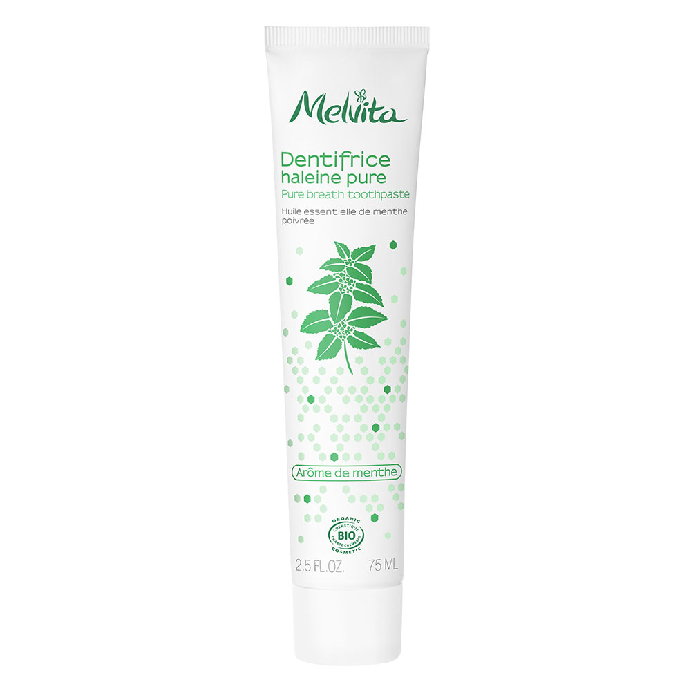 Melvita Dentifricio per l'alito alla menta Fragola 75ml