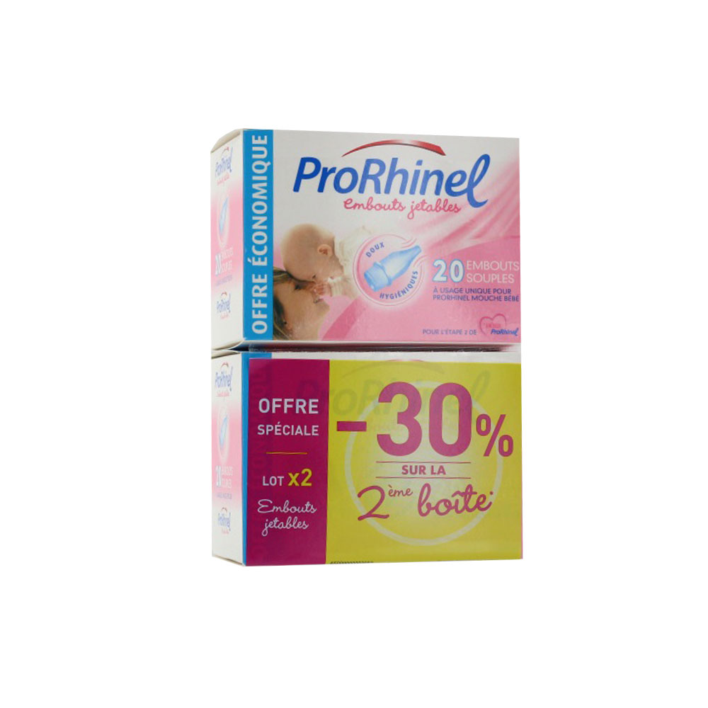 Prorhinel Naselli flessibili monouso Morbido e igienico 2x20