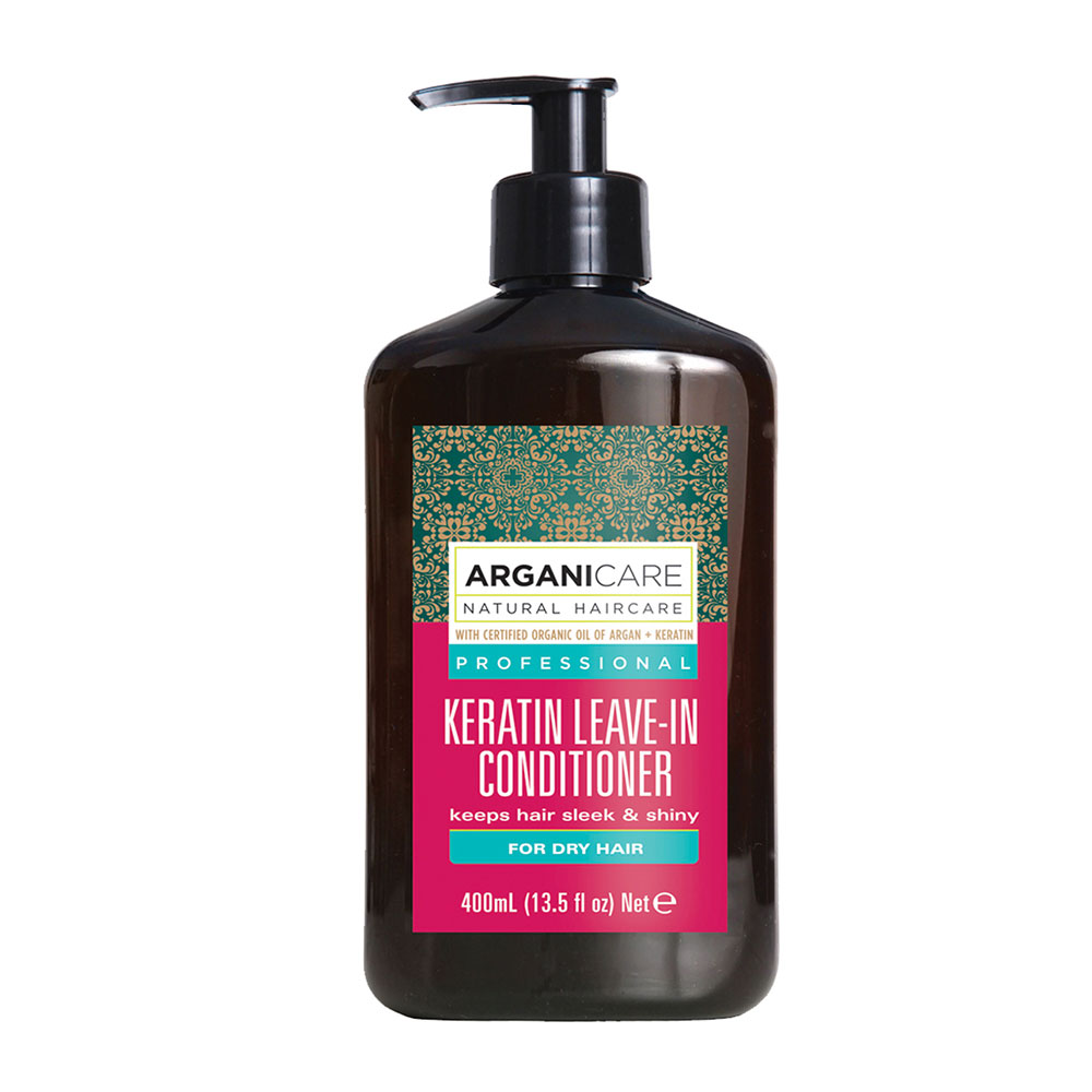 Arganicare Cheratina Trattamento riparatore senza risciacquo per capelli ricci 400ml
