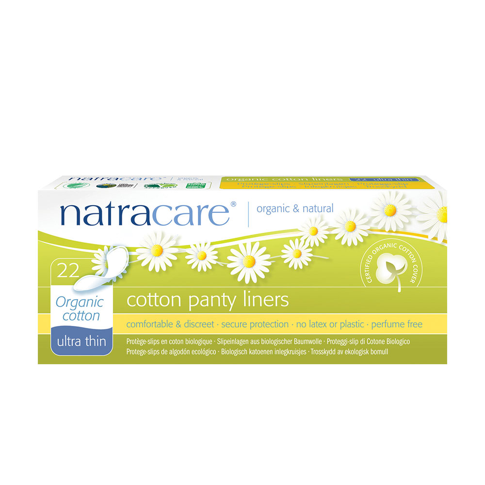 Natracare Slip in cotone biologico Ultra fine Confezione da 22 pezzi