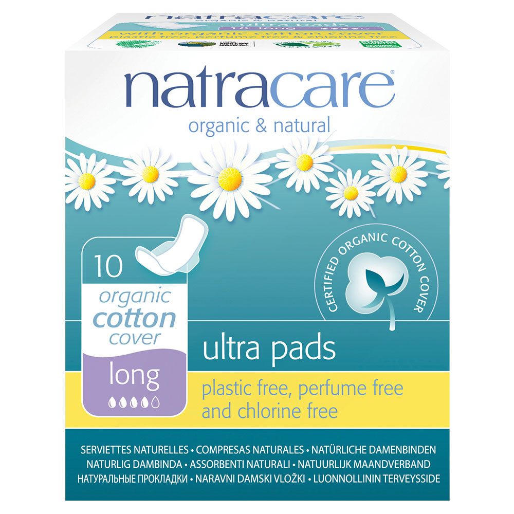 Natracare Asciugamani naturali Ultra Lunghi Scatola Da 10
