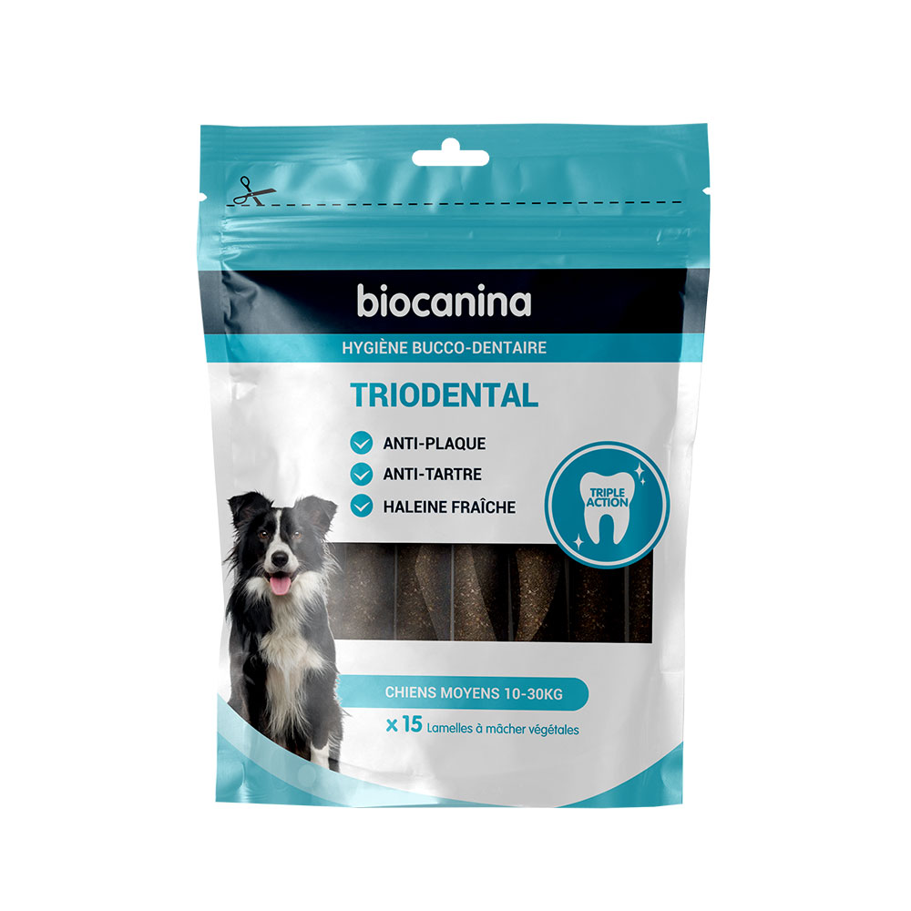 Biocanina Igiene Stecche masticabili Triodental Cane medio 10-30kg x15