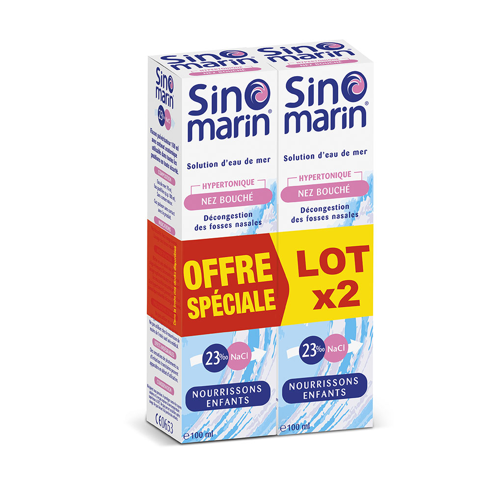 Gifrer Sinomarin Spray nasale ipertonico per bambini 2x100ml