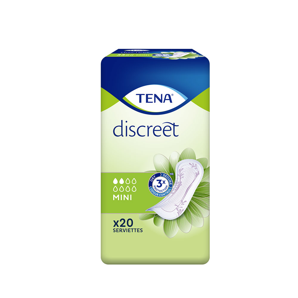 Tena Discreet Protezione delle donne dalla debolezza della vescica Mini x20