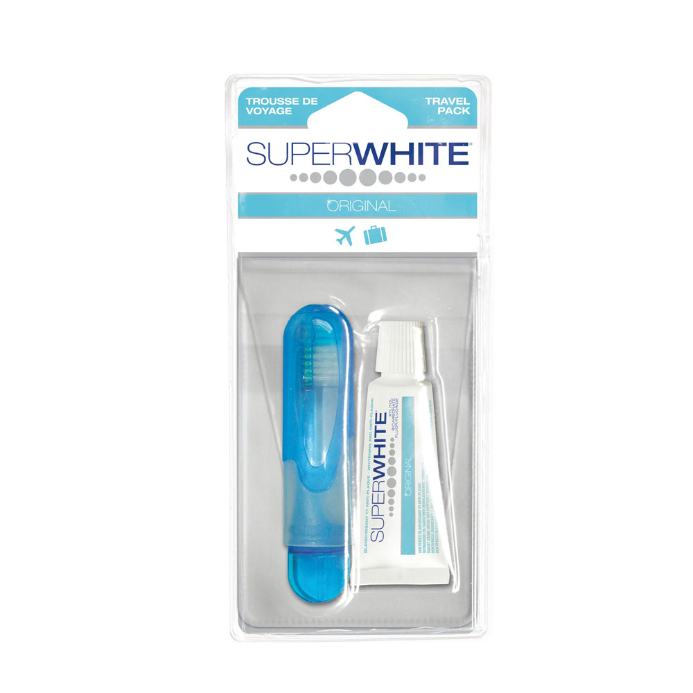 Superwhite Viaggio Dentifricio Sbiancante + Spazzolino pieghevole 15ml