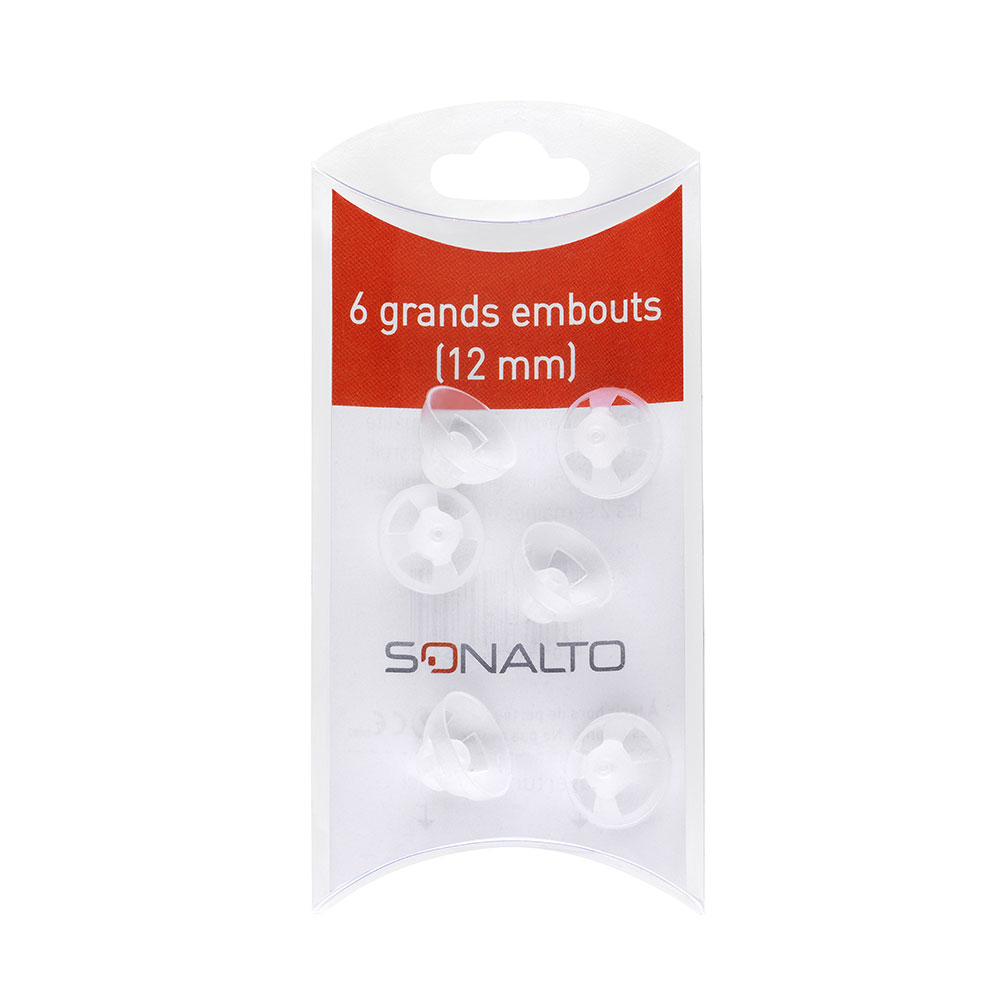 Sonalto Confezione 6 grandi inserti 12 mm