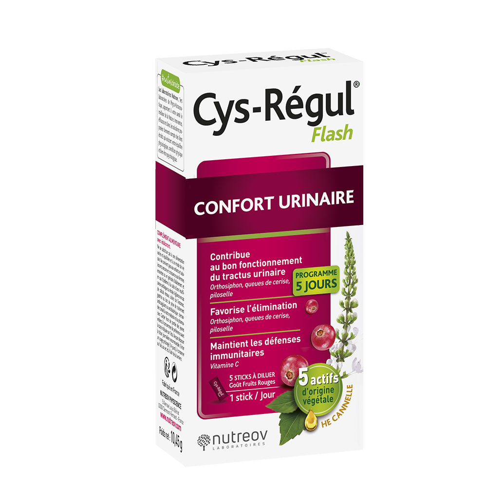Nutreov Cys-Regul Sticks confort urinario per comfort urinario