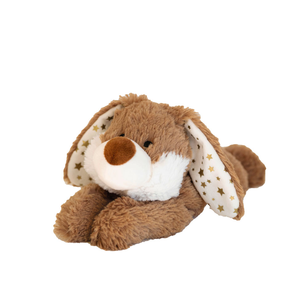 Soframar Warmies Bottiglia dell'acqua calda Coniglio Star Brown Accogliente Peluche