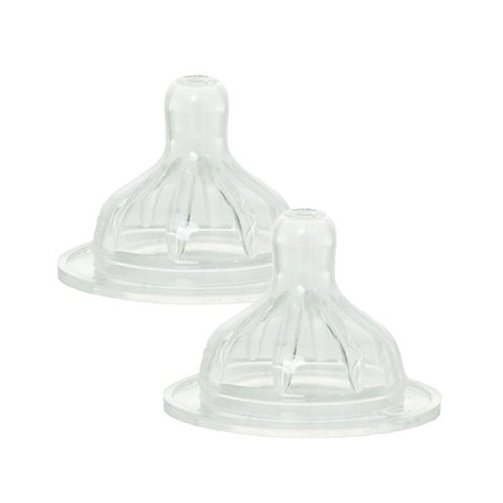 Le biberon français Succhietto in silicone con sistema anticolica x2