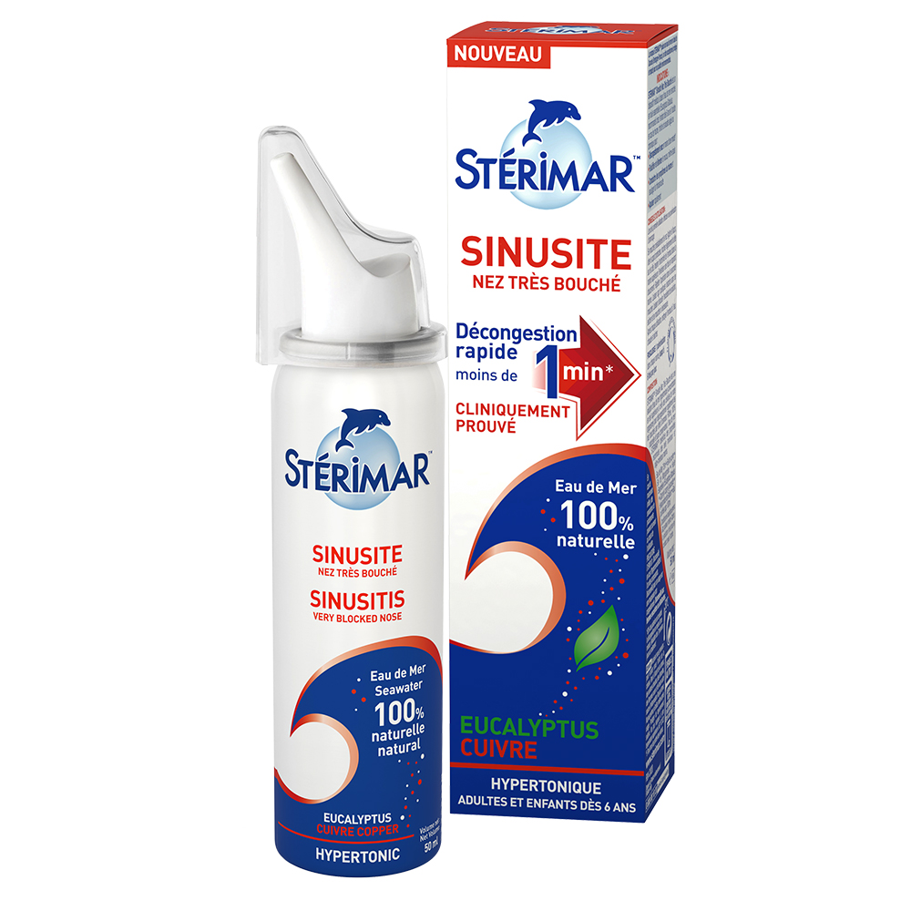 Sterimar Spray sinusite congestione nasale eucalipto/rame 50 ml