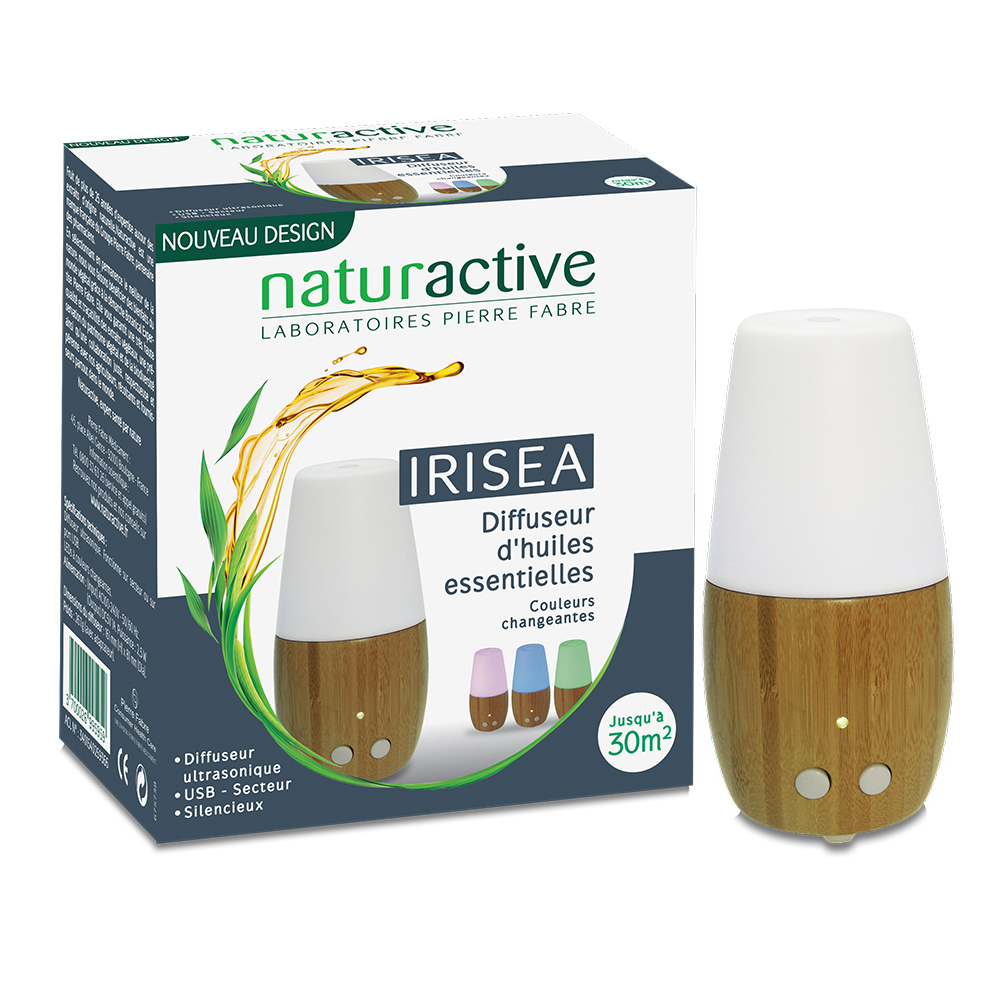Naturactive Irisa - Diffusore di oli essenziali dal colore variabile 40 ml