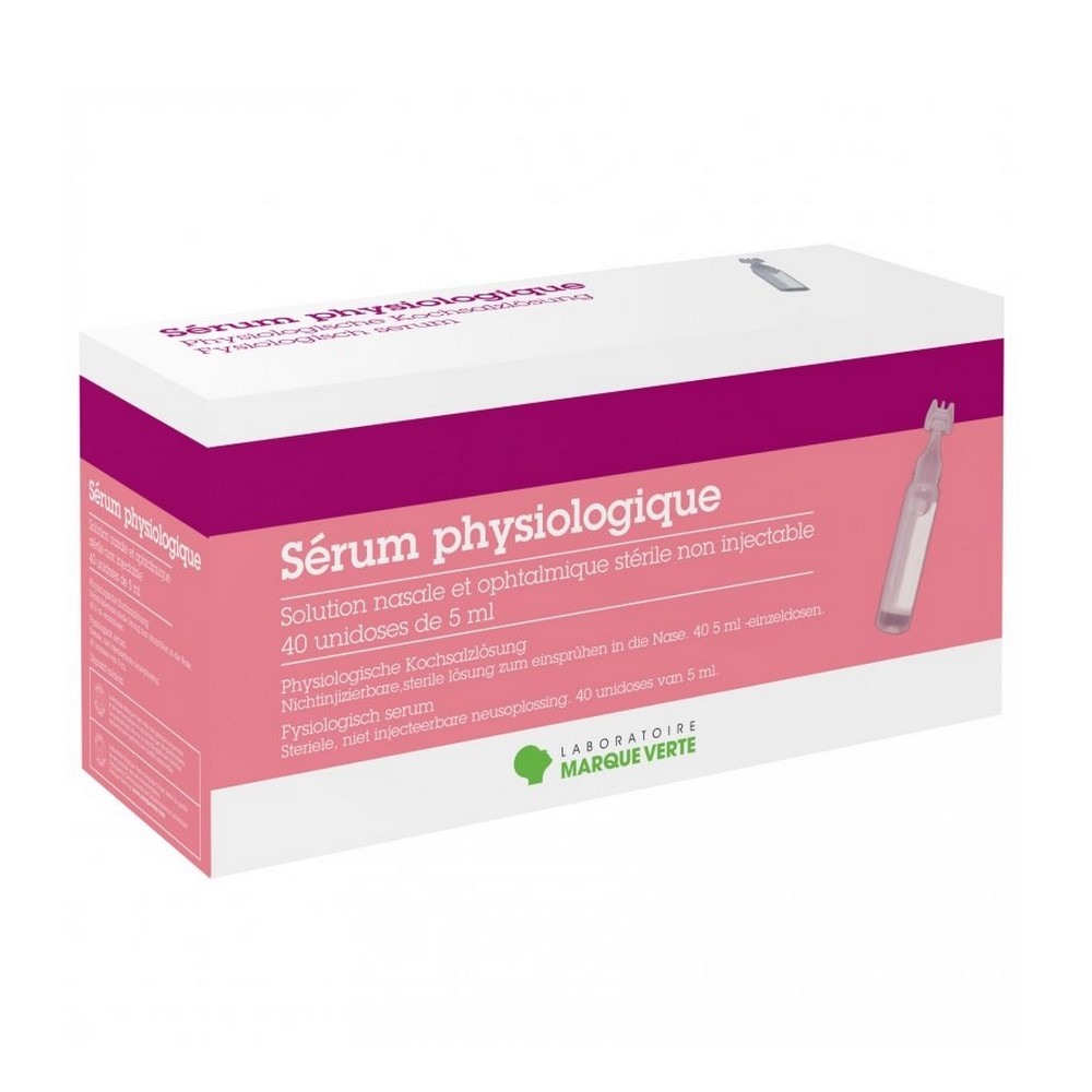 Marque Verte Soluzione salina 40 dosi singole da 5 ml