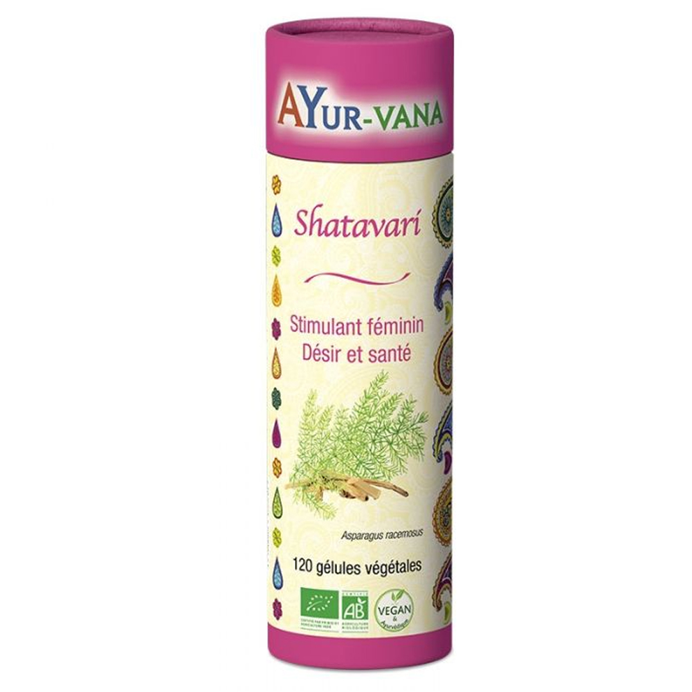 Ayur-Vana Shatavari Stimolante femminile biologico 120 capsule
