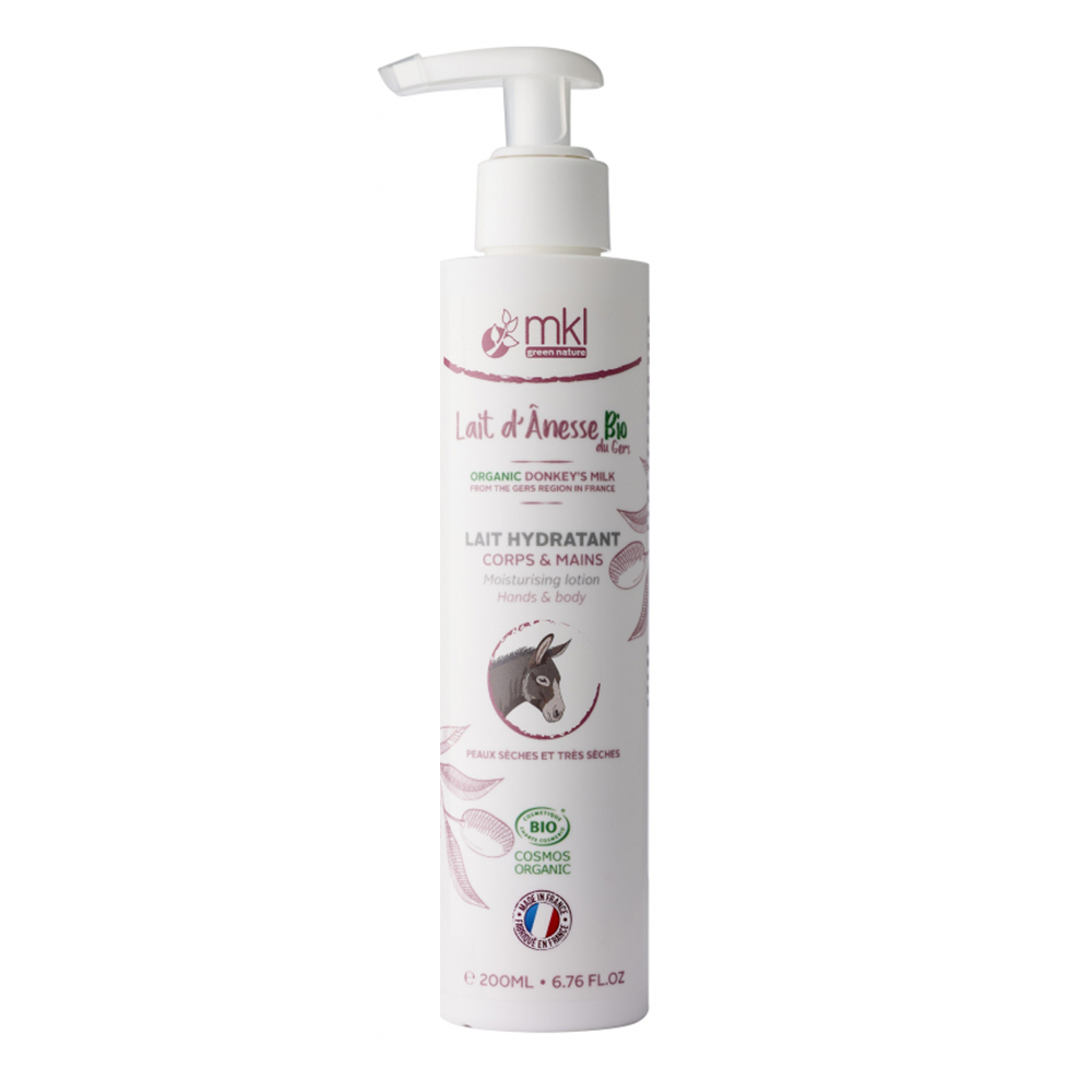 Mkl Latte d'Asina Idratazione Corpo e Mani certificato COSMOS BIOLOGICO 200 ml