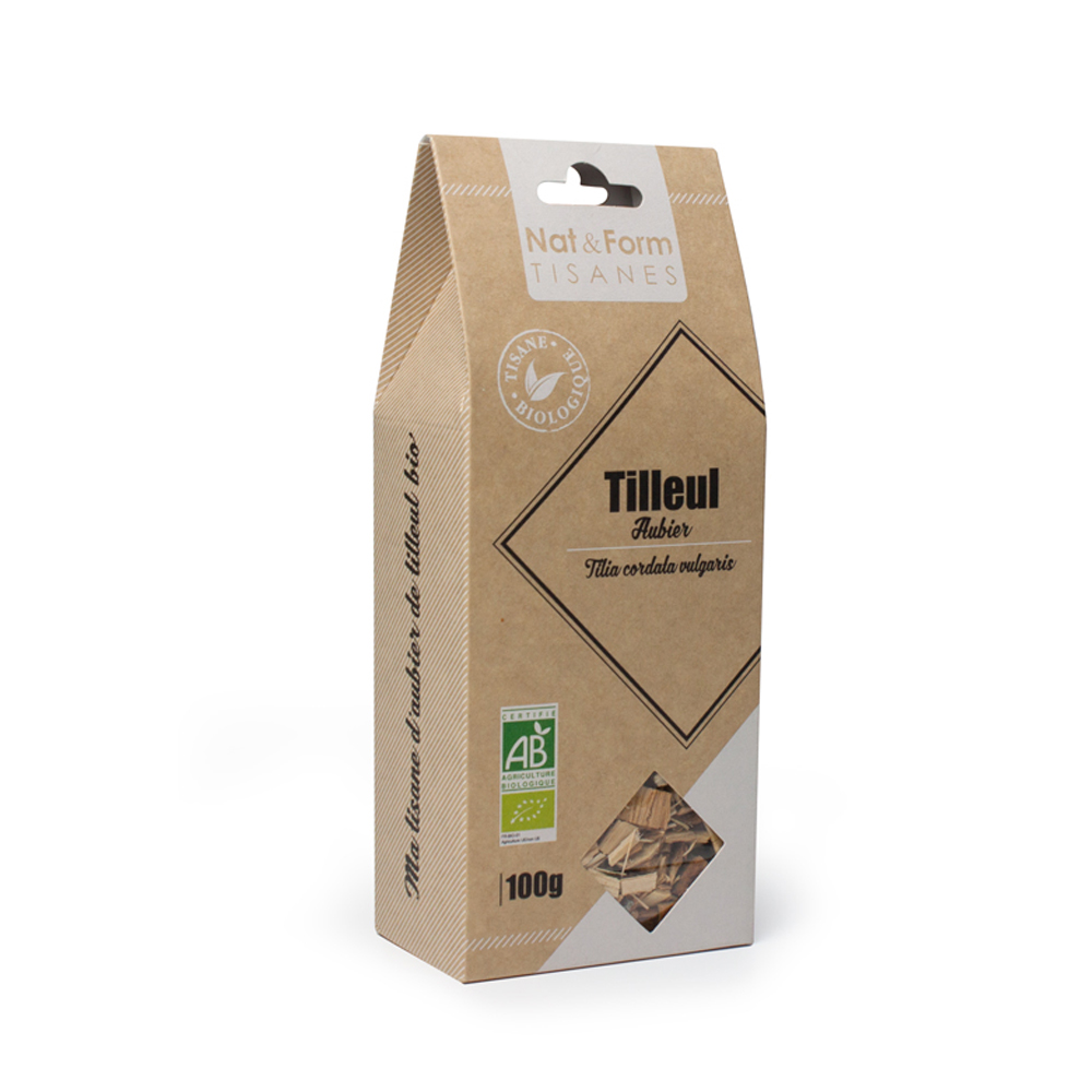 Nat&Form Tisana biologica alla corteccia di tiglio Blanc 100g