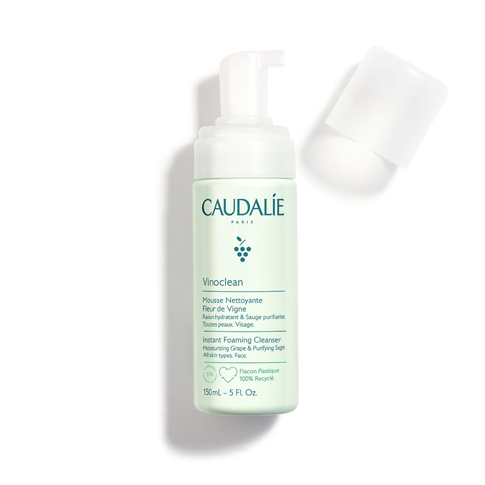 Caudalie Vinoclean Schiuma detergente Fiore di vite 150 ml