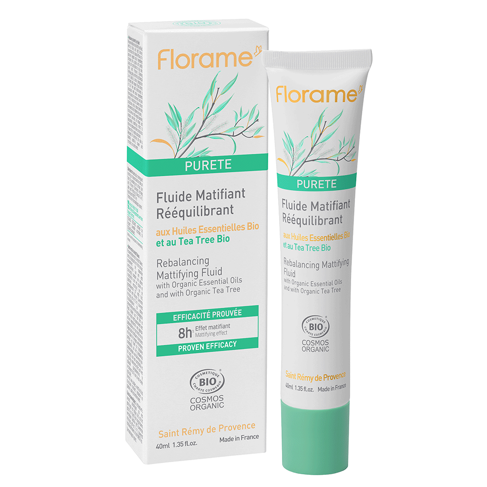 Florame Purete bio Fluido opacizzante equilibrante Pelle da mista a grassa 40 ml