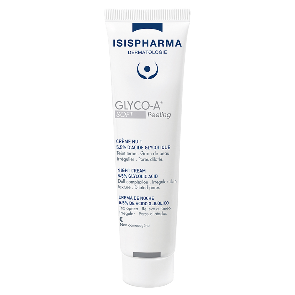 Isispharma Glyco-A Crema notte soft peeling al 5,5% di acido glicolico 30ml