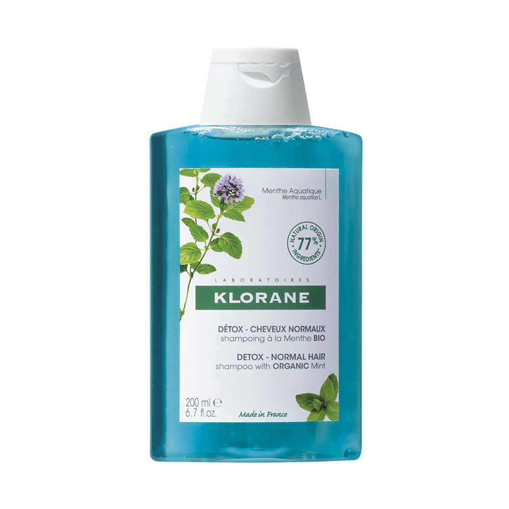 Klorane Menta Acquatica Shampoo detox bio 200ml