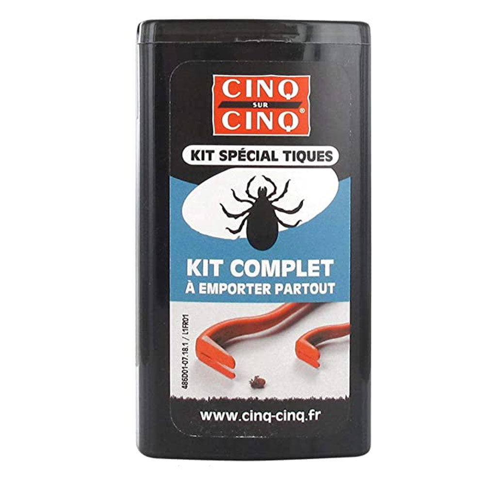 Cinq Sur Cinq Kit completo per zecche da portare ovunque